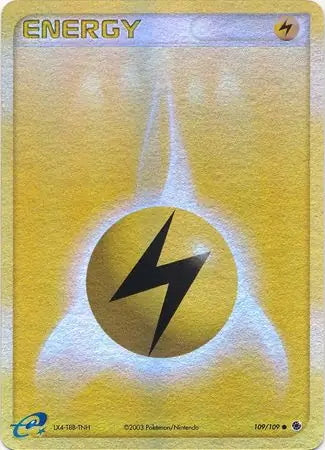 EX Ruby&Sapphire Lightning Energy #109/109 reverse holo